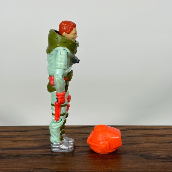 Vintage G.I. Joe Deep Six V2 3.75" Action Figure Hasbro ARAH w/ Helmet - Picture 4 of 6